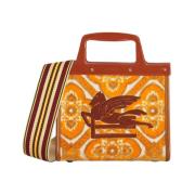 Handbags Etro , Orange , Dames