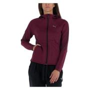 Evostripe Full Zip Hoodie Puma , Purple , Dames