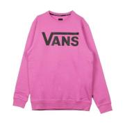 Rosebud Crew Neck Sweatshirt Vans , Pink , Heren