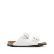 Platte schoenen voor vrouwen Birkenstock , White , Dames