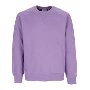 Paars/Goud Crewneck Sweatshirt Lange Mouwen Carhartt Wip , Purple , He...