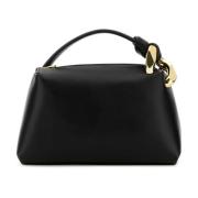 Zwarte Leren Hoekhandtas JW Anderson , Black , Dames