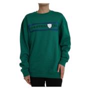 Groene Katoenen Logotrui Philippe Model , Green , Dames