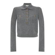 Polo Sweater Chloé , Gray , Dames