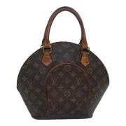 Pre-owned Canvas handbags Louis Vuitton Vintage , Brown , Dames