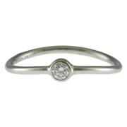 Pre-owned Platinum rings Tiffany & Co. Pre-owned , Gray , Dames