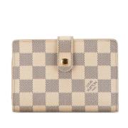 Pre-owned Canvas wallets Louis Vuitton Vintage , Beige , Dames