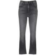 Enkel Fray Jeans Mother , Gray , Dames