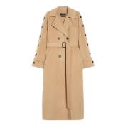 Beige Natale Jassen voor het Weekend Max Mara Weekend , Beige , Dames