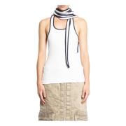 Multi Scarf Tank Top Y/Project , White , Dames