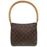 Pre-owned Fabric louis-vuitton-bags Louis Vuitton Vintage , Brown , Da...