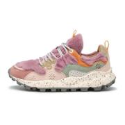 Shearling and wool sneakers Yamano 3 Woman Flower Mountain , Pink , Da...