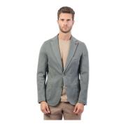 Grijze Jassen Slim Fit Klassieke Stijl Mulish , Gray , Heren