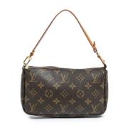 Pre-owned Canvas handbags Louis Vuitton Vintage , Brown , Dames