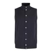 Geknoopte Vest Jas Filippo De Laurentiis , Blue , Heren