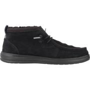 Warmte Veterschoenen Hey Dude , Black , Heren