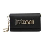 Metalen Letters Dames Tas Assortiment Just Cavalli , Black , Dames