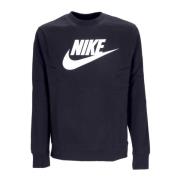 Graphic Crewneck Sweatshirt Nike , Blue , Heren