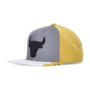 Chicago Bulls Snapback Pet Geel/Wit Mitchell & Ness , Multicolor , Her...