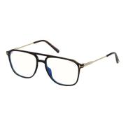 Blauw Blok Brillen Montuur Tom Ford , Brown , Heren