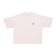 Natuurlijk Geverfde Dames Tee Carhartt Wip , Pink , Dames