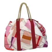 Pre-owned Cotton travel-bags Hermès Vintage , Multicolor , Dames