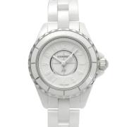 Pre-owned Metal watches Chanel Vintage , White , Dames