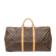 Pre-owned Canvas travel-bags Louis Vuitton Vintage , Brown , Dames