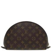 Pre-owned Canvas pouches Louis Vuitton Vintage , Brown , Dames