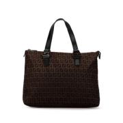 Pre-owned Canvas totes Fendi Vintage , Brown , Dames