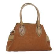 Pre-owned Leather handbags Fendi Vintage , Brown , Dames