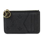 Pre-owned Fabric wallets Louis Vuitton Vintage , Black , Dames