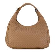 Pre-owned Leather shoulder-bags Bottega Veneta Vintage , Brown , Dames