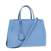 Pre-owned Leather handbags Fendi Vintage , Blue , Dames