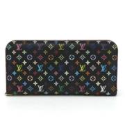 Pre-owned Plastic wallets Louis Vuitton Vintage , Black , Dames