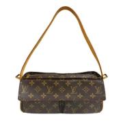 Pre-owned Fabric louis-vuitton-bags Louis Vuitton Vintage , Brown , Da...