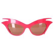 Pre-owned Acetate sunglasses Dior Vintage , Red , Dames