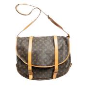 Pre-owned Canvas louis-vuitton-bags Louis Vuitton Vintage , Brown , Da...