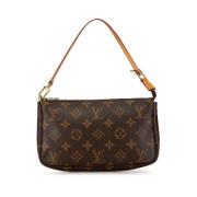 Pre-owned Canvas louis-vuitton-bags Louis Vuitton Vintage , Brown , Da...