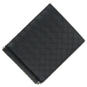 Pre-owned Leather wallets Bottega Veneta Vintage , Black , Heren