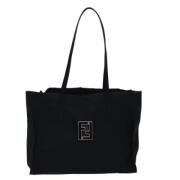 Pre-owned Fabric totes Fendi Vintage , Black , Dames