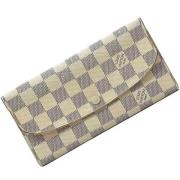 Pre-owned Fabric wallets Louis Vuitton Vintage , Beige , Dames