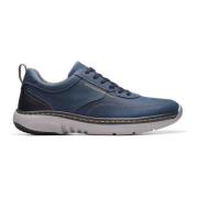 Blauwe Veterschoen Heren Sneaker Clarks , Blue , Heren