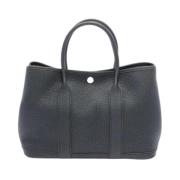 Pre-owned Leather handbags Hermès Vintage , Black , Dames