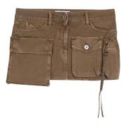 Mini Fall Rok The Attico , Brown , Dames