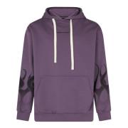 Flames Lichtgewicht Hoodie Paars/Zwart Vision OF Super , Purple , Here...