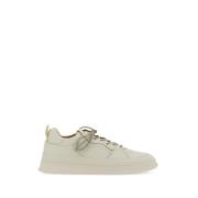 Leren Sneaker Circle Made in Italy Buttero , White , Heren