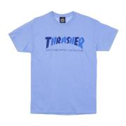 Blauwe Checkers Heren T-shirt Thrasher , Blue , Heren