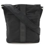 Pre-owned Nylon shoulder-bags Hermès Vintage , Black , Dames