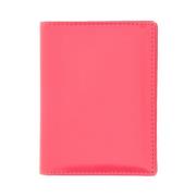 Leren Bifold Portemonnee Gemaakt in Spanje Comme des Garçons , Pink , ...